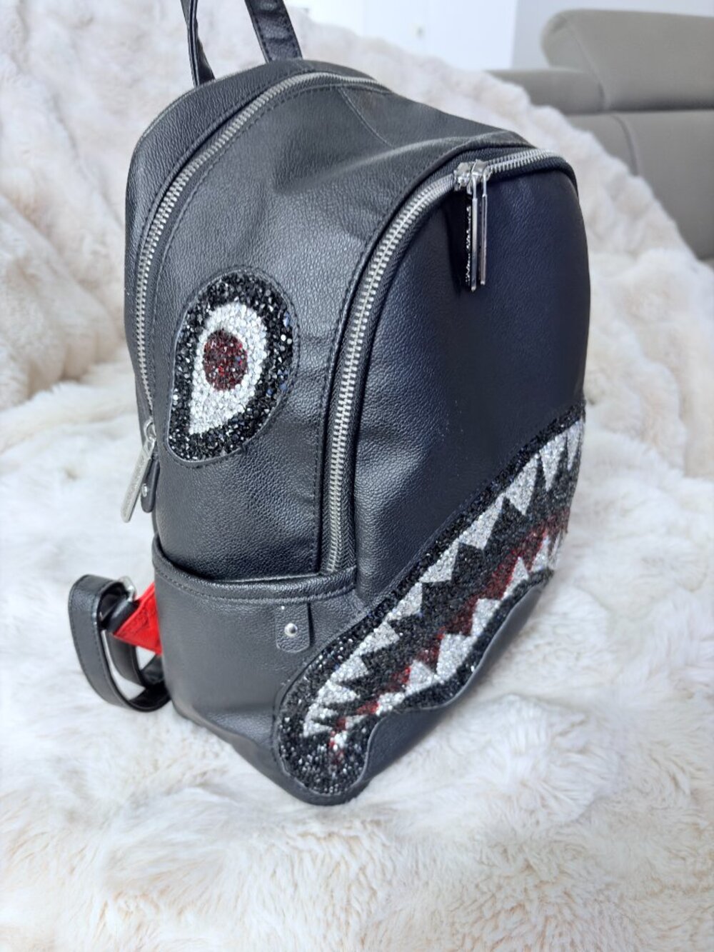 SPRAYGROUND CLEARCUT SAVAGE BACKPACK (BLACK) - Picture 7 of 15
